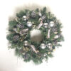 Christmas wreath silver