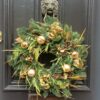 Christmas wreath gold