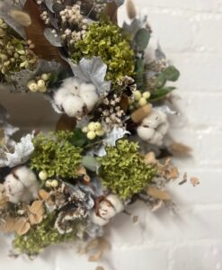 autumn wreath white