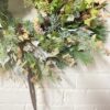 Christmas wreath foliage only