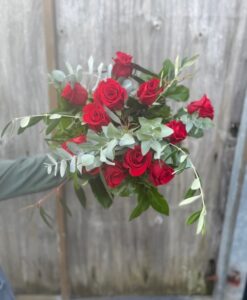 red rose bouquet